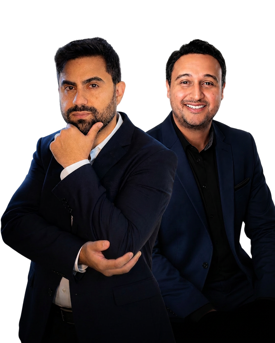 Dr. Pedro Pinheiro e Dr. Wander Carvalho — equipe ICBARI